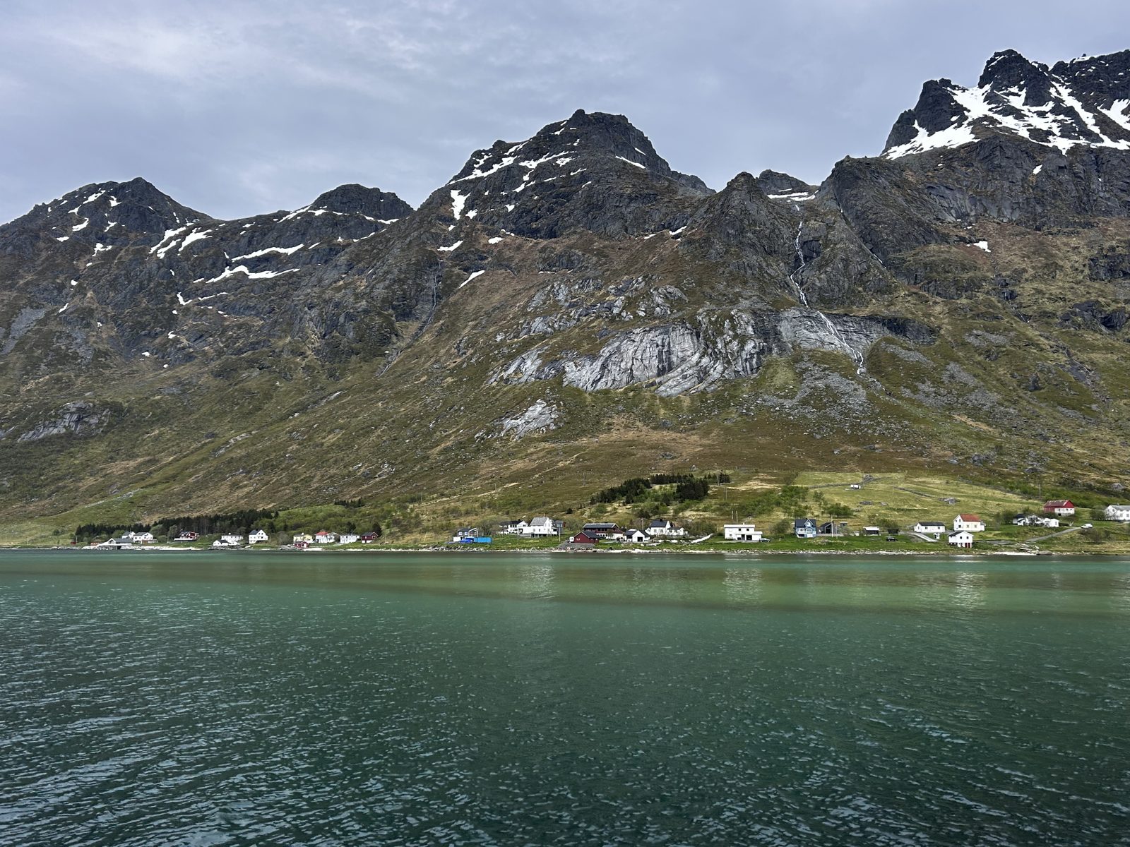 Out along Skjelfjorden from the water.