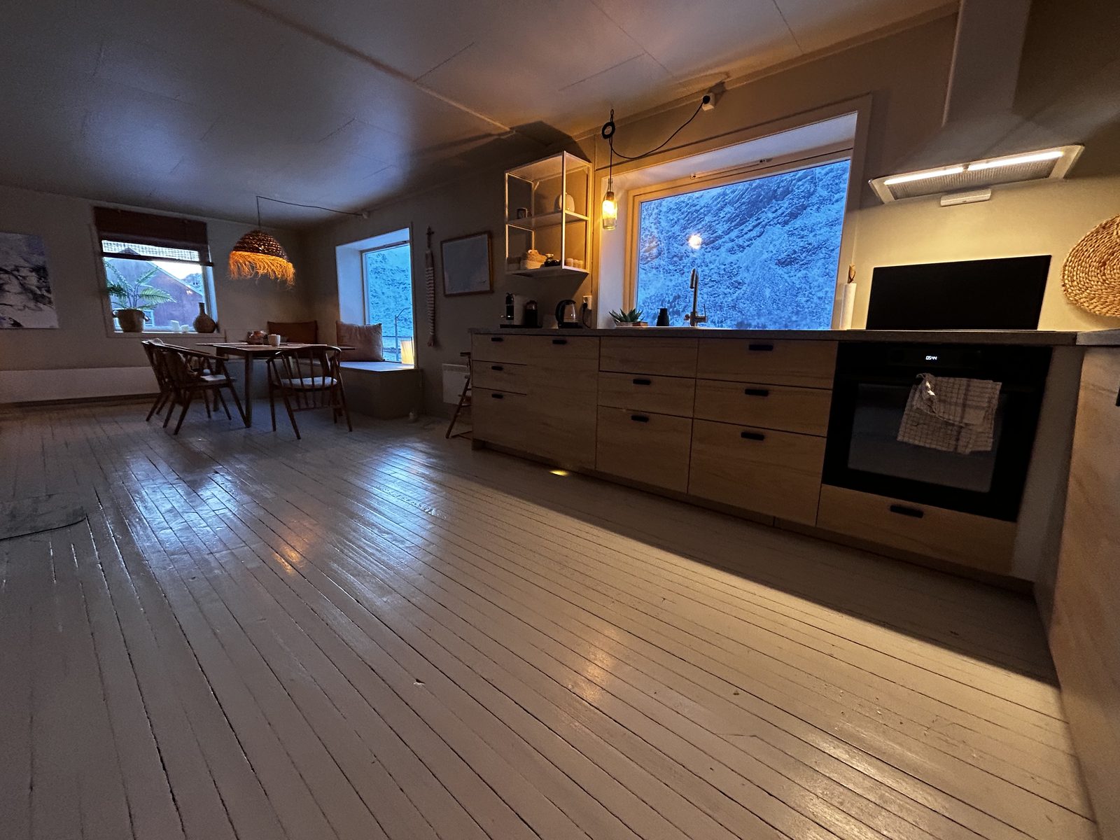 The kitchen.