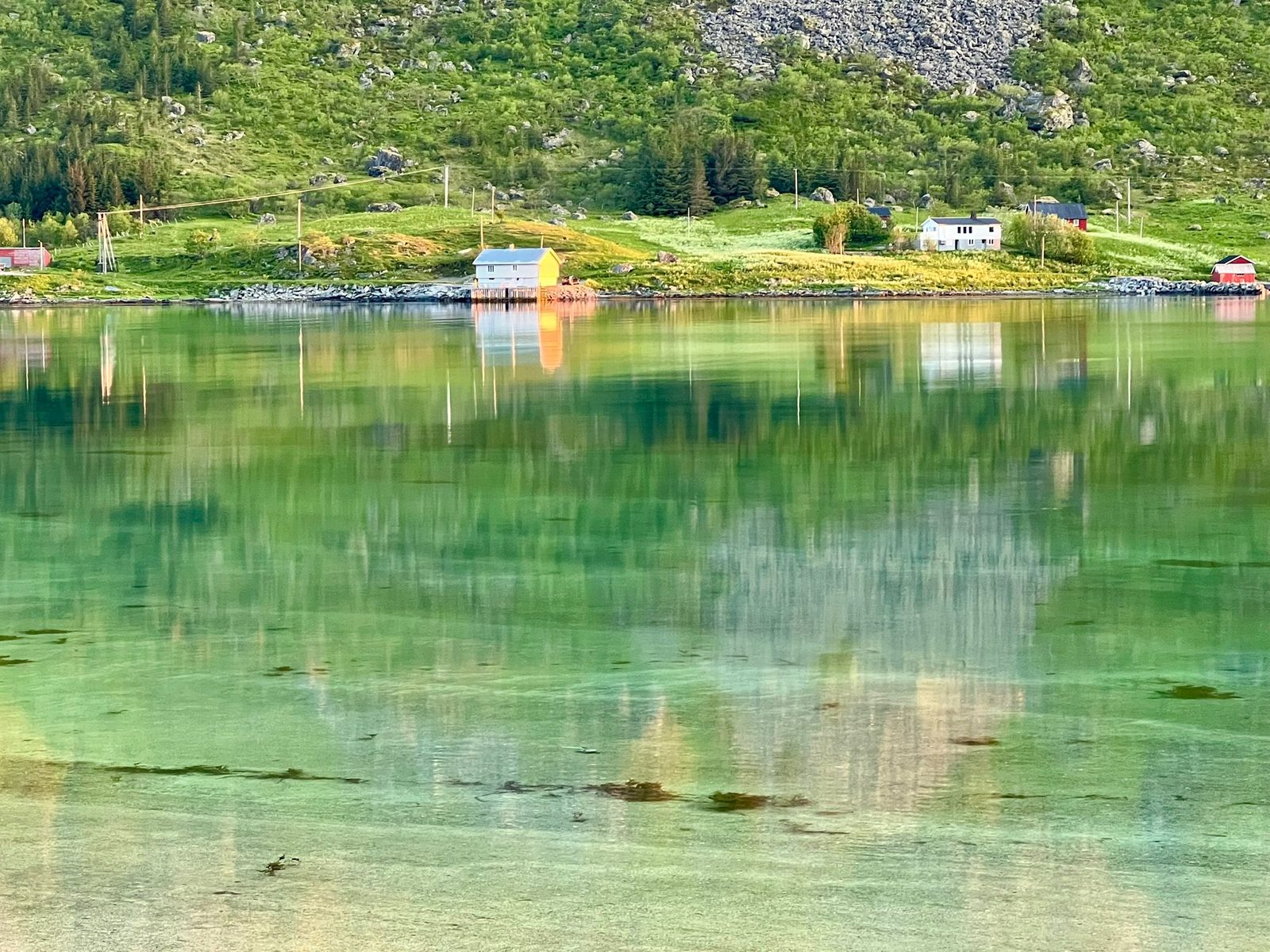 The private beach.