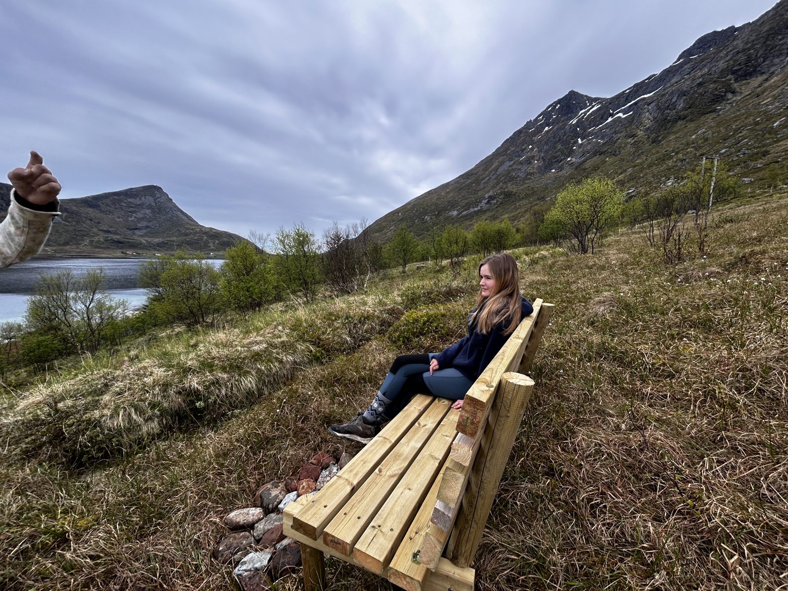 The second bench, a little higher up (IMG_7299).