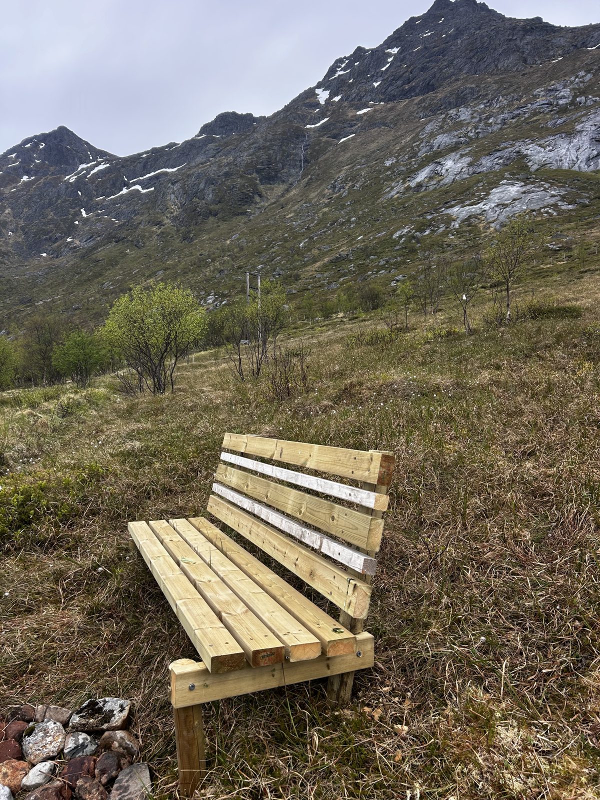 The second bench on the hillside (IMG_7300).