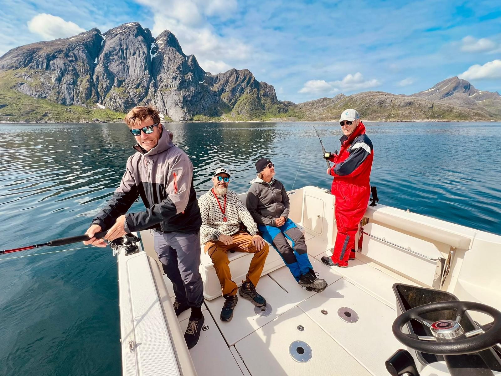 Fishing on the fjord