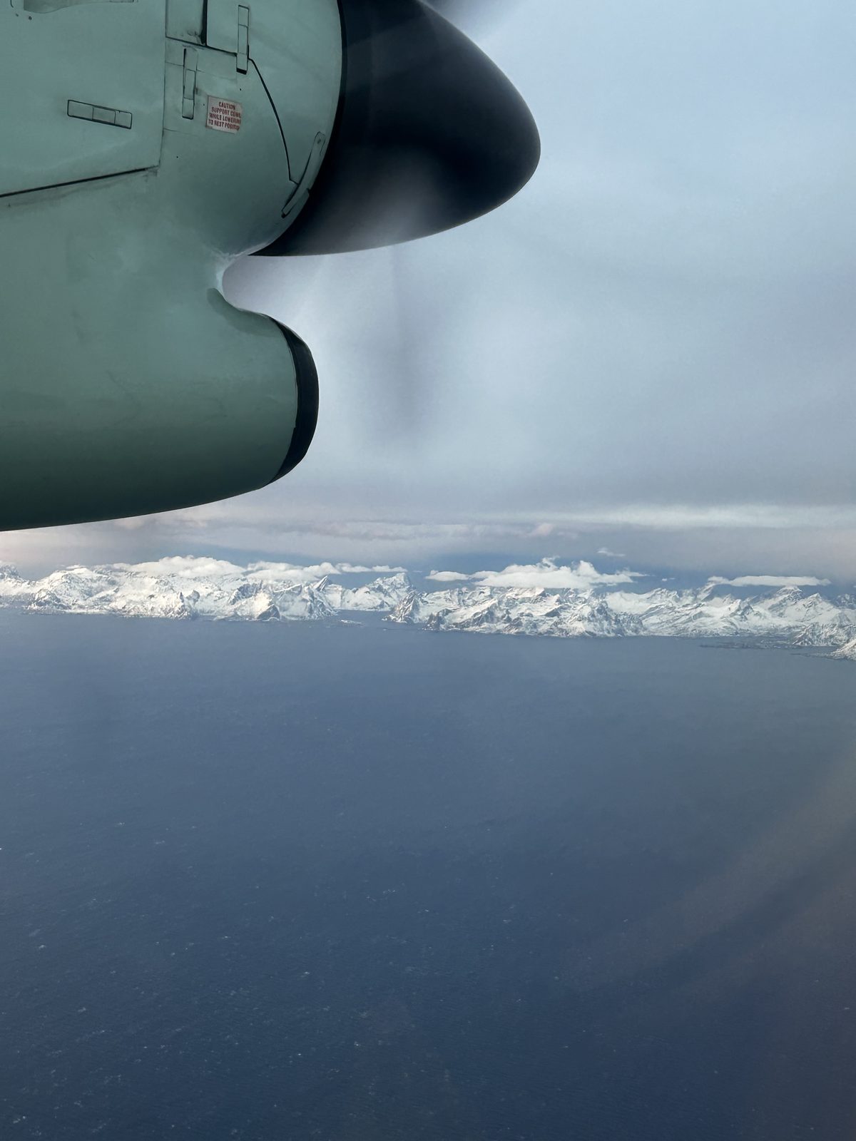 Lofoten in January snow from the plane window (IMG_1969).