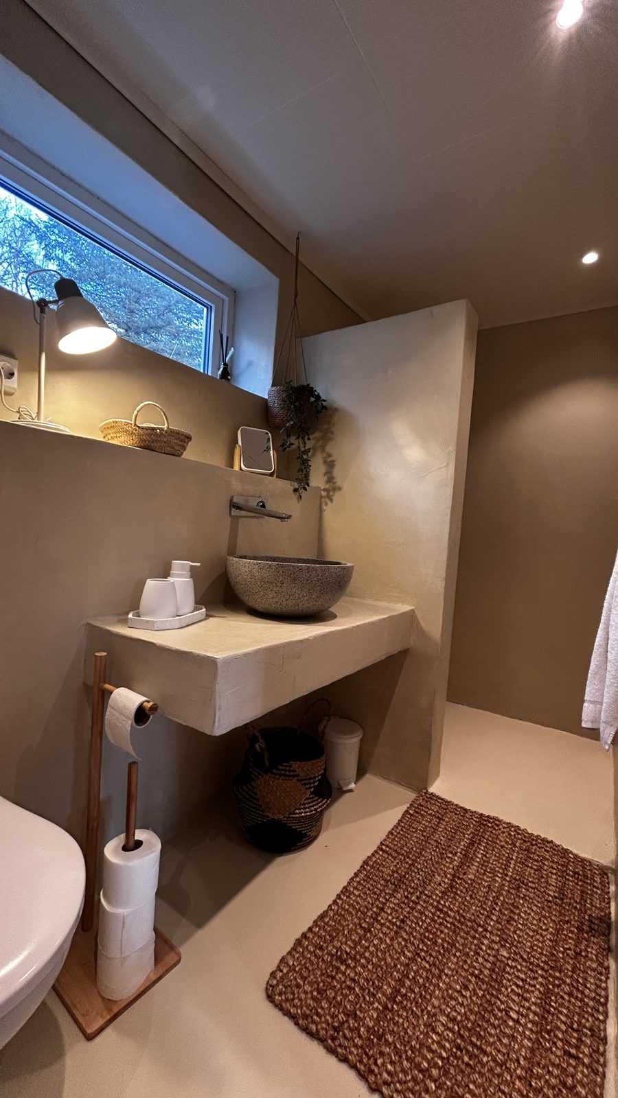 Bathroom on the lower floor. Photo 2 of 8.