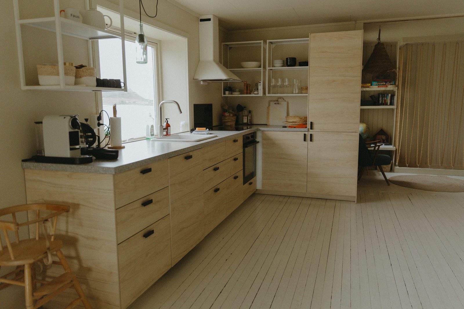 The main kitchen.