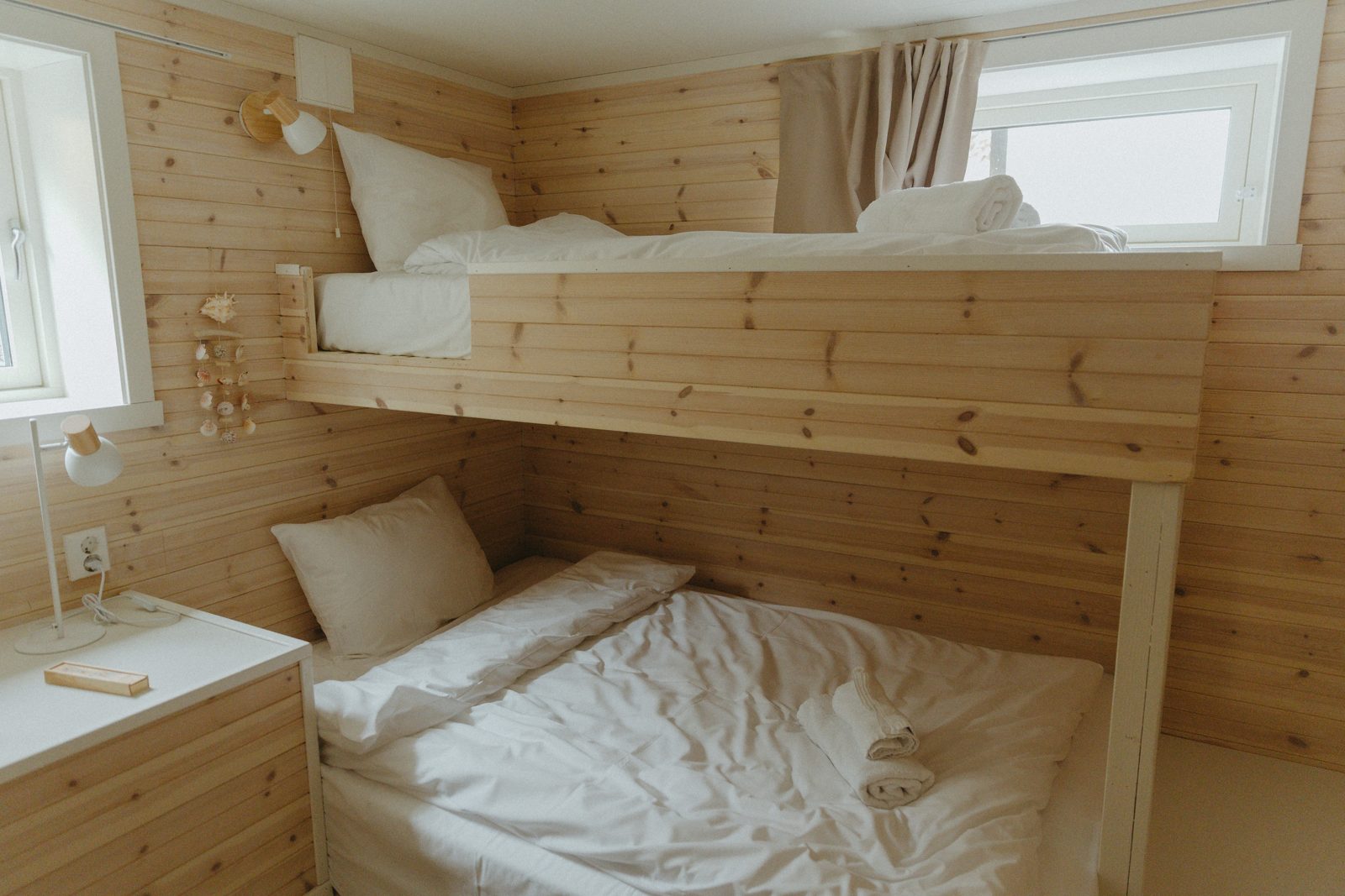 Bedroom with a bunk bed. Photo 7 of 7.