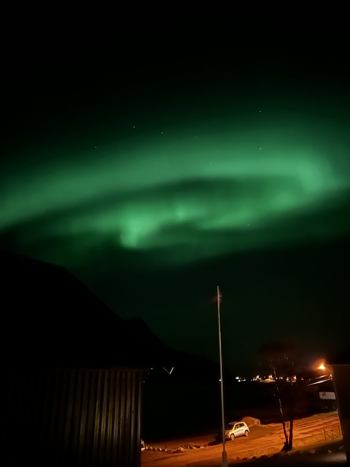 Northern lights over the property in September.