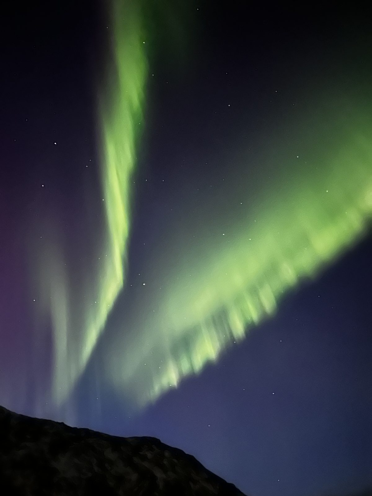 Northern lights photographed from Casa Lofoten (IMG_5916).
