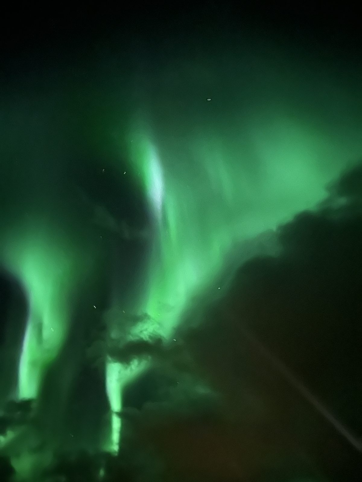 Northern lights photographed from Casa Lofoten (IMG_5955).