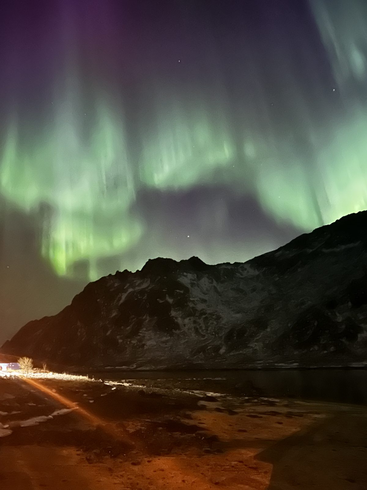 Aurora over the beach (IMG_6084).