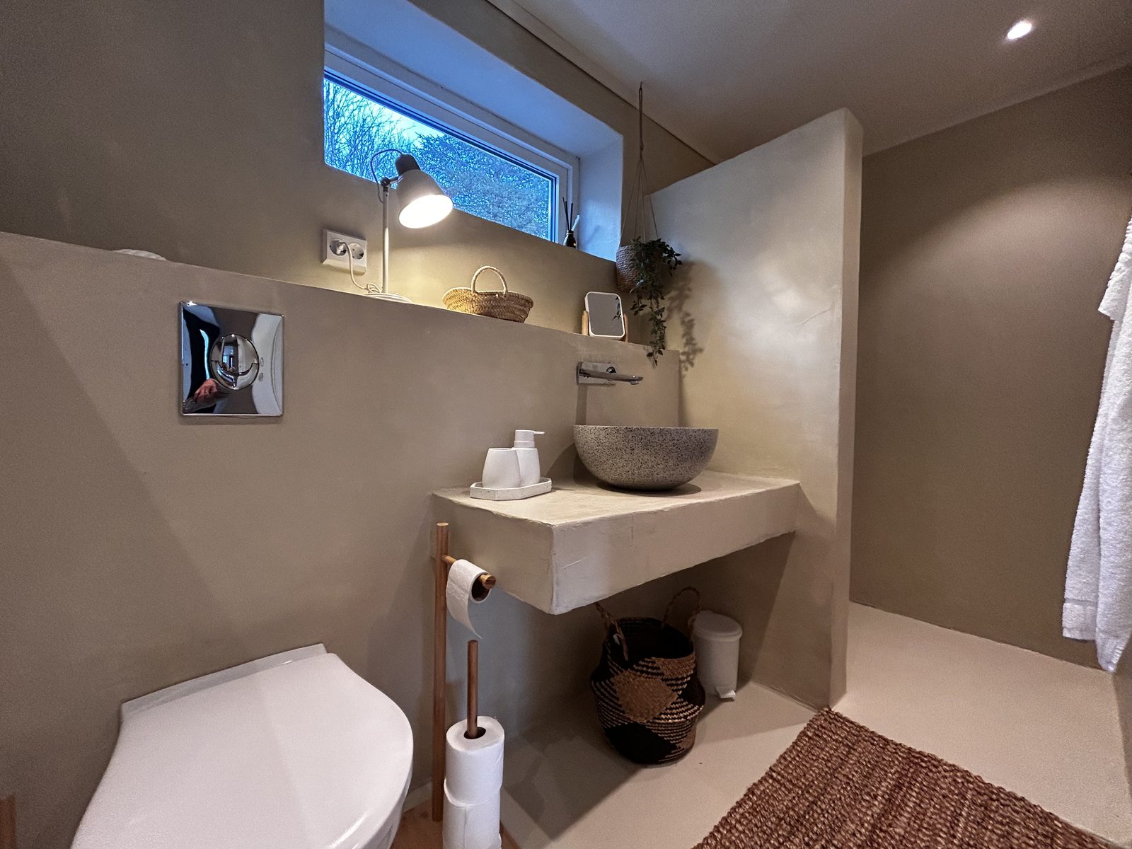 A bathroom.