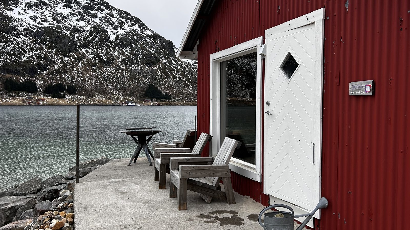 The property by the fjord.
