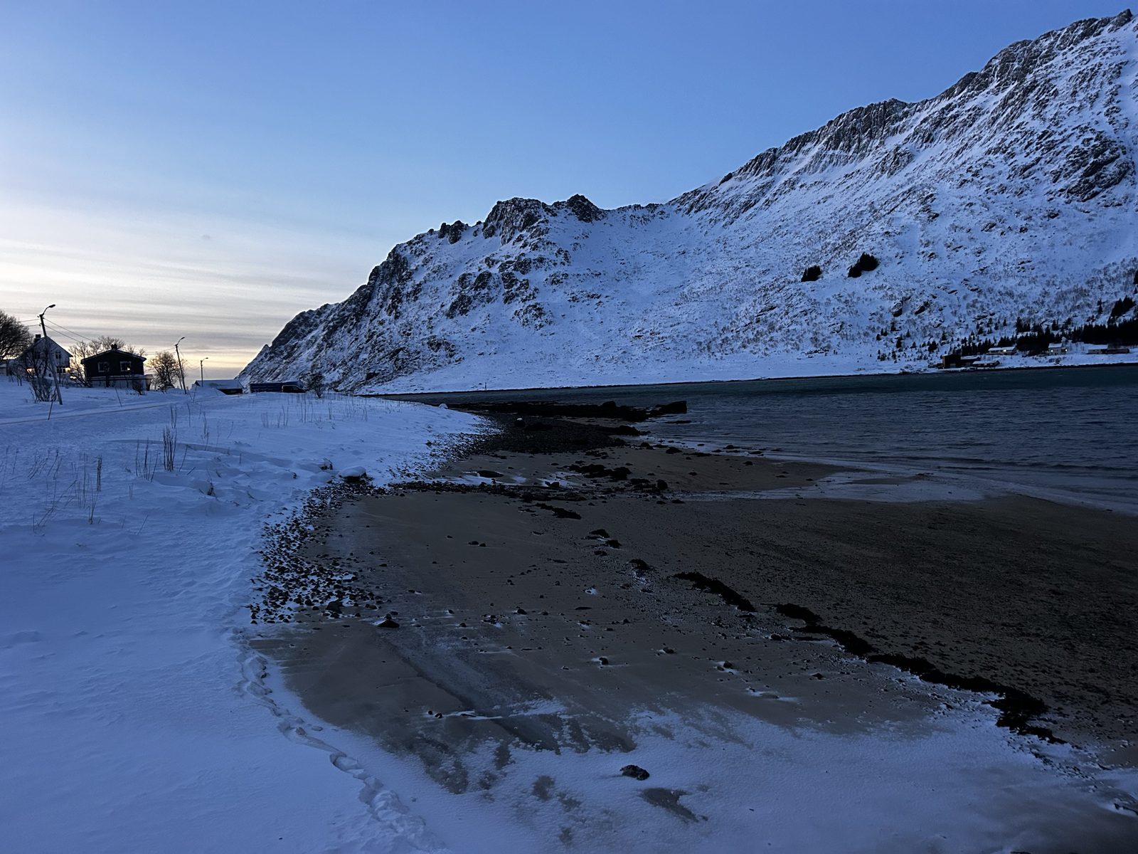 The private beach.