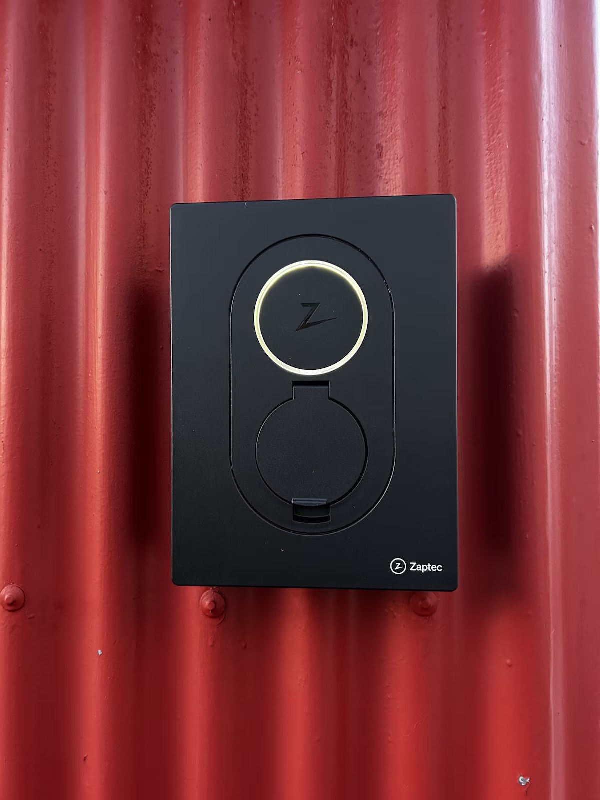 The Type 2 EV charger, free for guests.